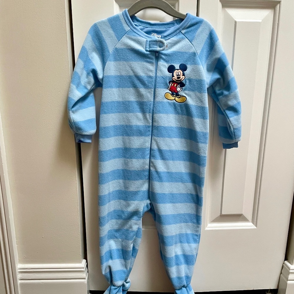 Disney Mickey Mouse footie pajamas
